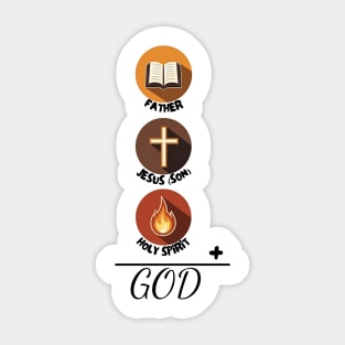 Father Son Holy Spirit – Christian Trinity Sticker